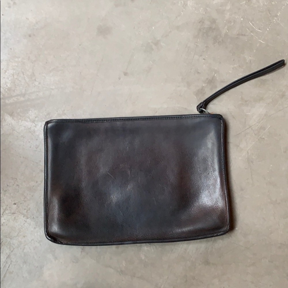 Coach vintage black clutch